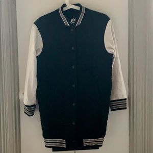 Varsity Bomber Eyes & Star Pattern By Mini Cream